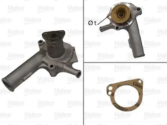 Pompe à eau, refroidissement du moteur