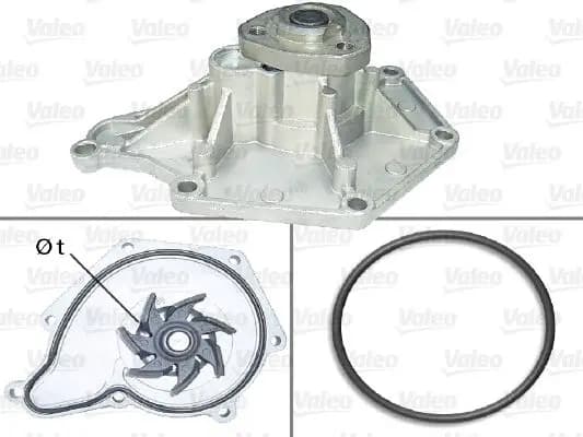 Pompe à eau, refroidissement du moteur