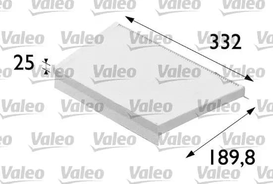 Filtre habitacle VALEO