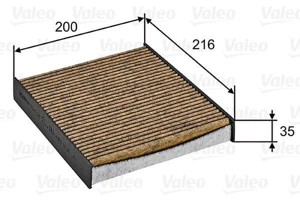 Filtre, air de l'habitacle VALEO PROTECT MAX