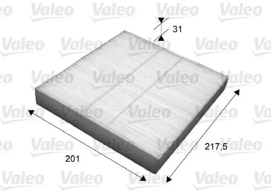 Filtre, air de l'habitacle VALEO ESSENTIAL