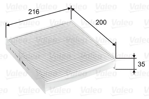 Filtre habitacle VALEO