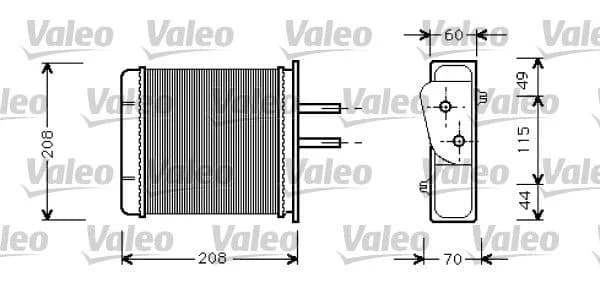 Radiateur chauffage VALEO
