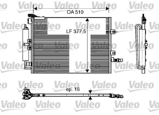 Condenseur / Radiateur de climatisation