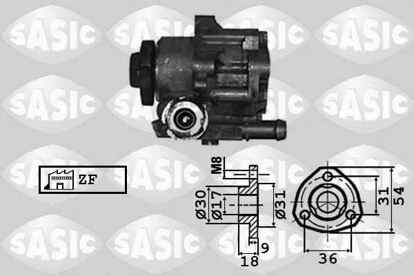 Pompe hydraulique, direction SASIC