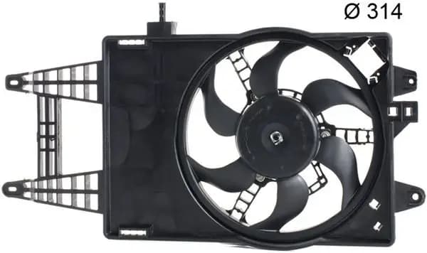 Ventilateur, refroidissement du moteur MAHLE ORIGINAL