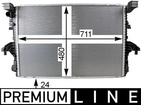 Radiateur, refroidissement du moteur MAHLE ORIGINAL