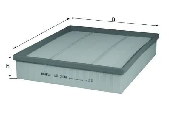 Filtre Ã air MAHLE ORIGINAL