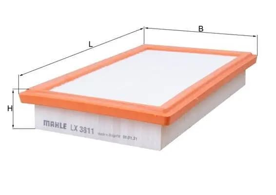 Filtre à air MAHLE ORIGINAL