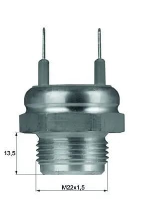 Interrupteur de température, ventilateur de radiateur MAHLE ORIGINAL
