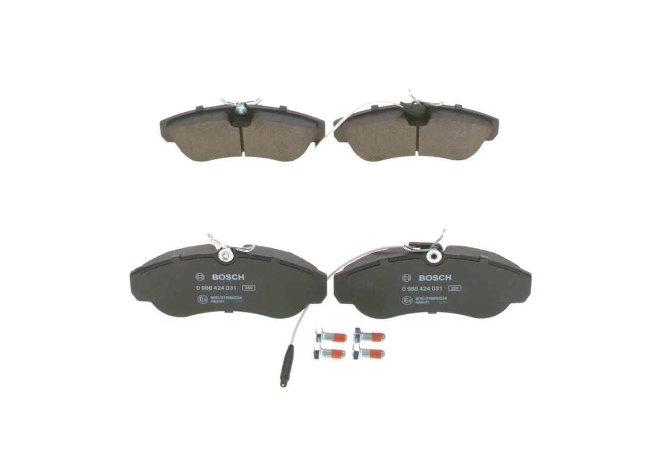 Plaquettes de frein avant (Jeu de 4)