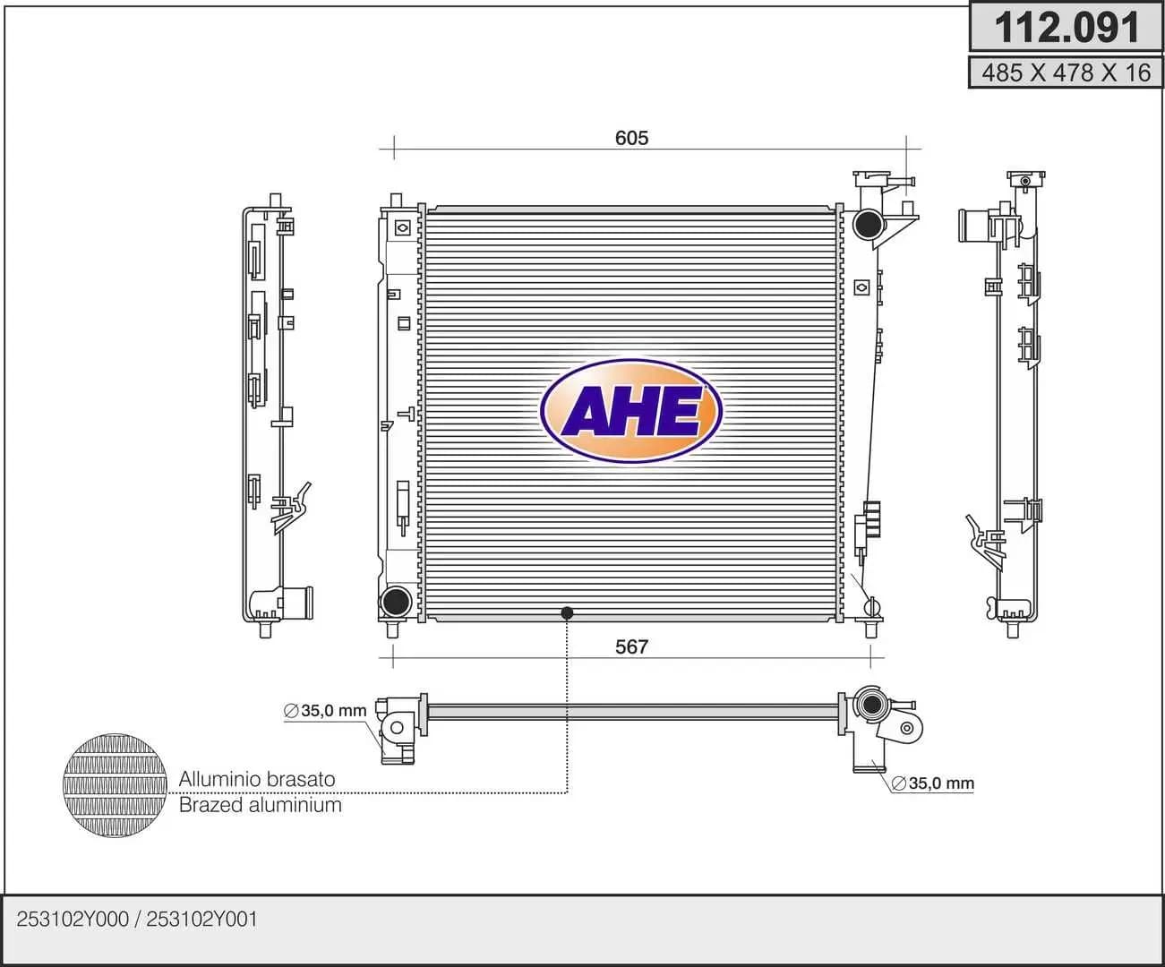 Radiateur, refroidissement du moteur