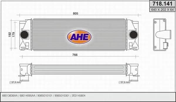 Intercooler, échangeur AHE