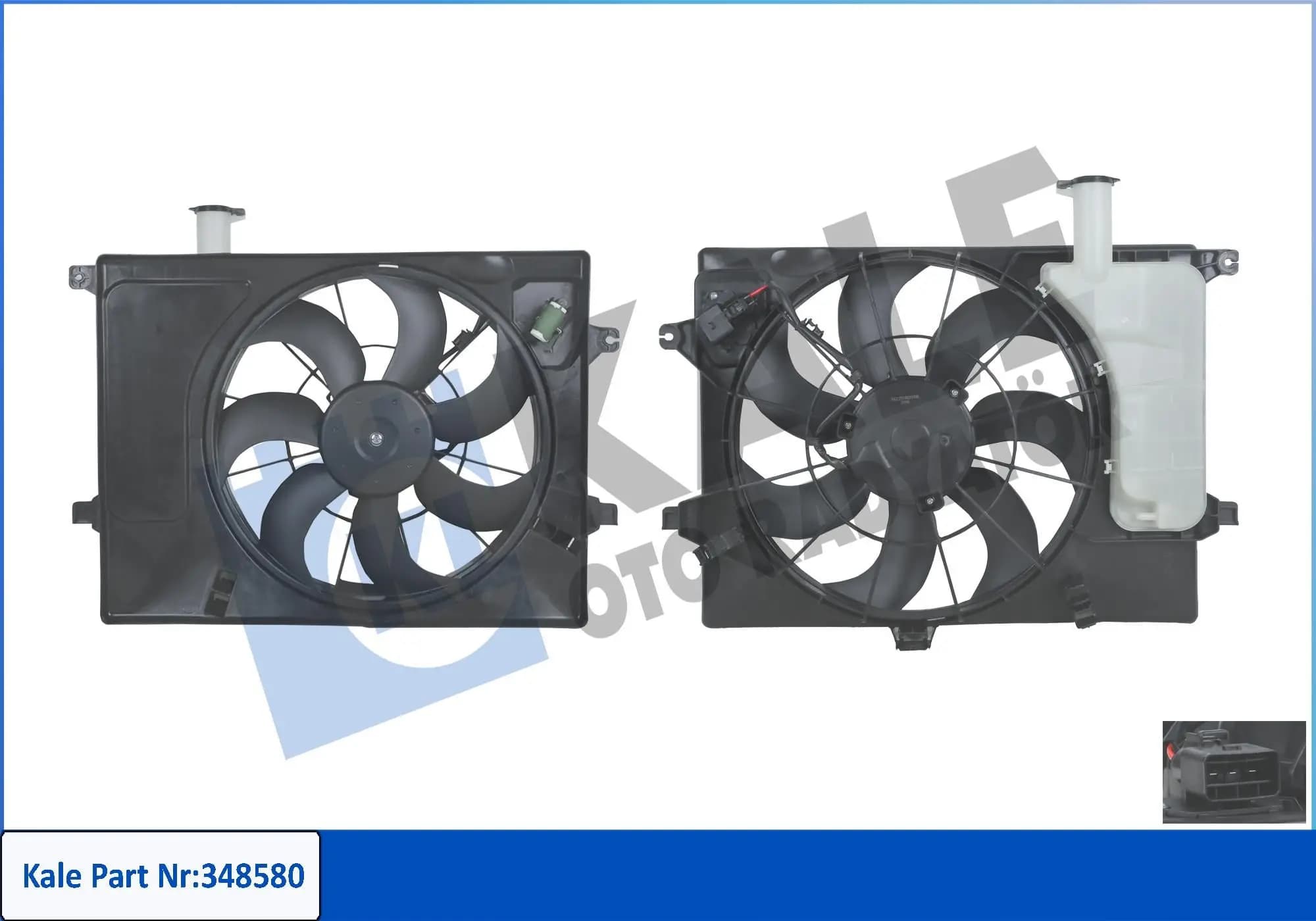 Ventilateur, refroidissement du moteur KALE OTO RADYATÖR
