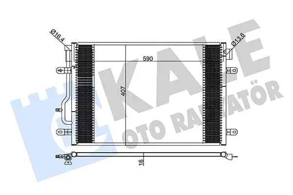 Radiateur climatisation KALE OTO RADYATÖR