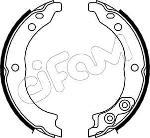 Mâchoires de frein (Jeu de 4)