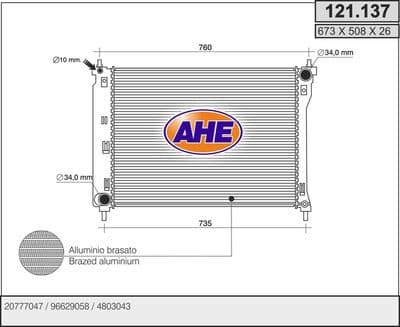 Radiateur, refroidissement du moteur