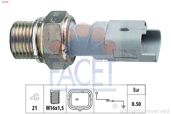 Capteur, pression d'huile
