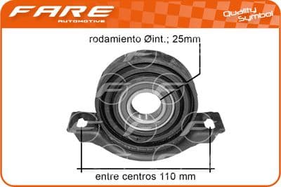 Suspension, arbre de cardan