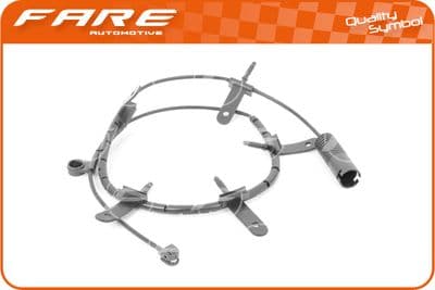Contact d'avertissement, usure des plaquettes de frein
