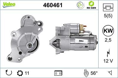 Démarreur VALEO RE-GEN ECHANGE STANDARD