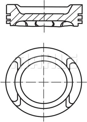 Piston moteur
