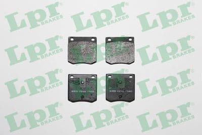 Kit de plaquettes de frein, frein à disque