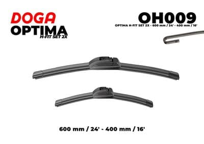 Balai d'essuie-glace OPTIMA H-FIT SET 2X