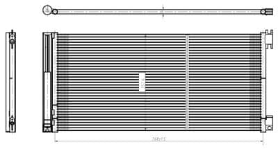 Condenseur / Radiateur de climatisation