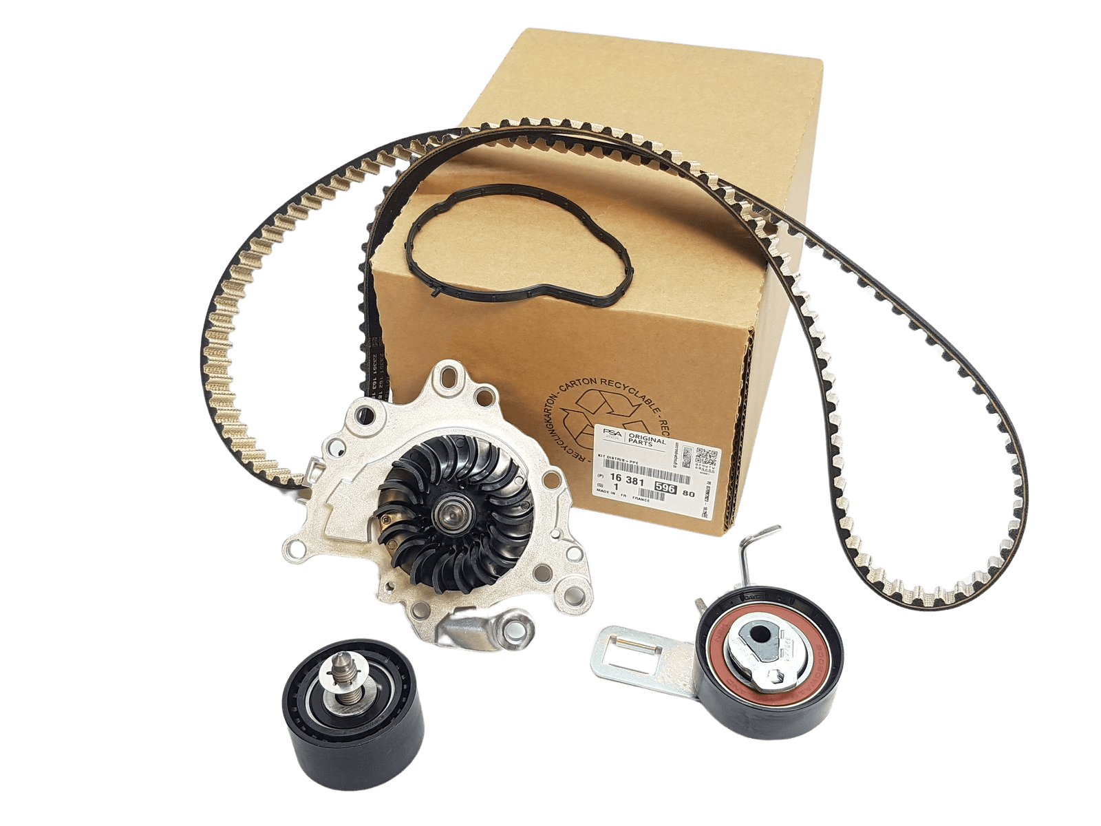 Pompe à eau + kit de courroie de distribution Origine Peugeot