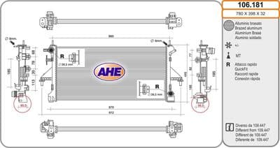 Radiateur, refroidissement du moteur