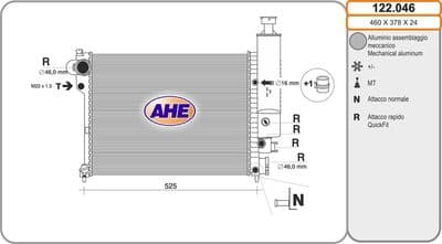Radiateur, refroidissement du moteur