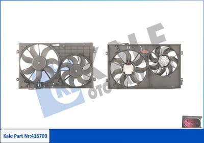 Ventilateur, refroidissement du moteur