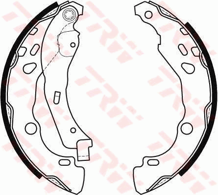 kit de frein arrière simple ou prémonté (Jeu de 4)