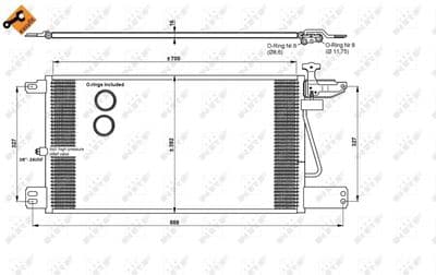 Condenseur, climatisation EASY FIT