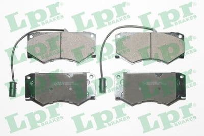 Kit de plaquettes de frein, frein à disque