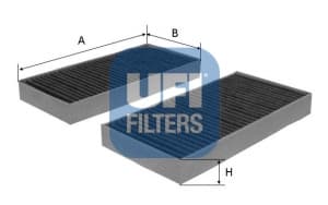 Filtre d'habitacle (Jeu de 2)