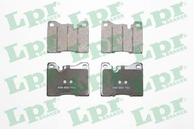 Kit de plaquettes de frein, frein à disque