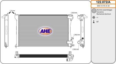 Radiateur, refroidissement du moteur