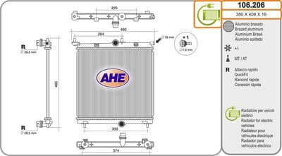 Radiateur, refroidissement du moteur