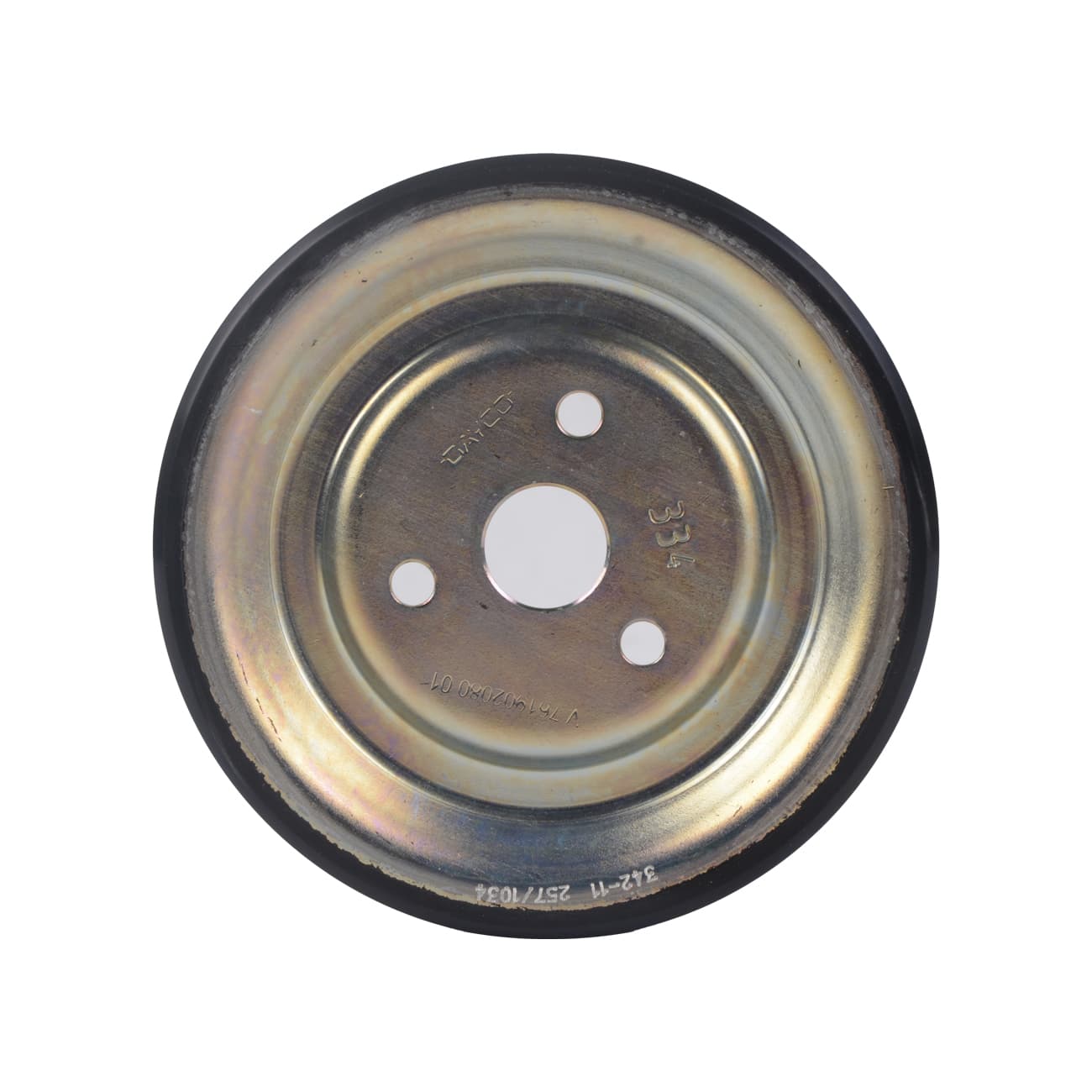 Poulie, pompe à eau