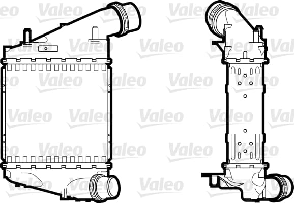 Intercooler radiateur de turbo