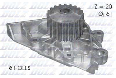 Pompe à eau, refroidissement du moteur