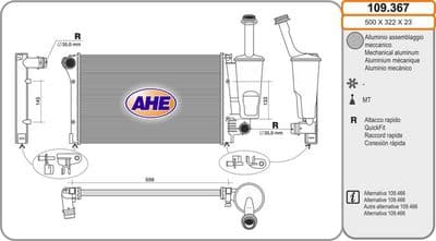 Radiateur, refroidissement du moteur