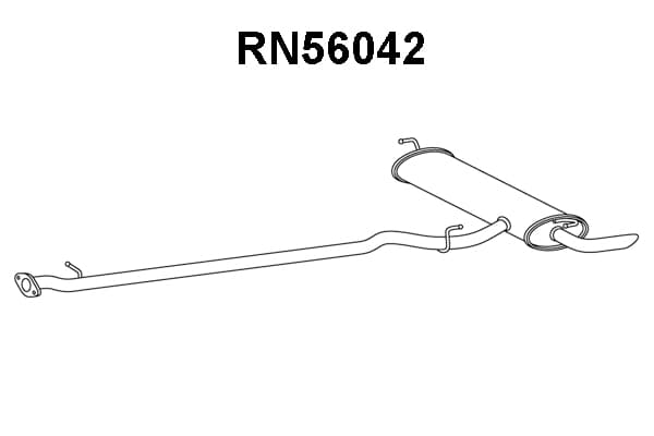 Silencieux arriere