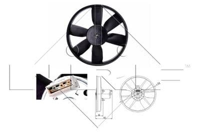 Ventilateur, refroidissement du moteur