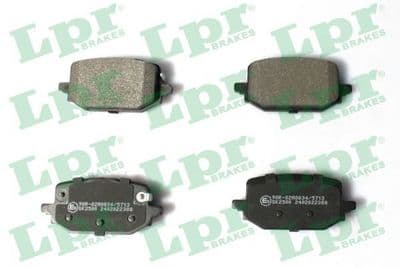 Kit de plaquettes de frein, frein à disque