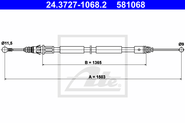 Cable de frein à main