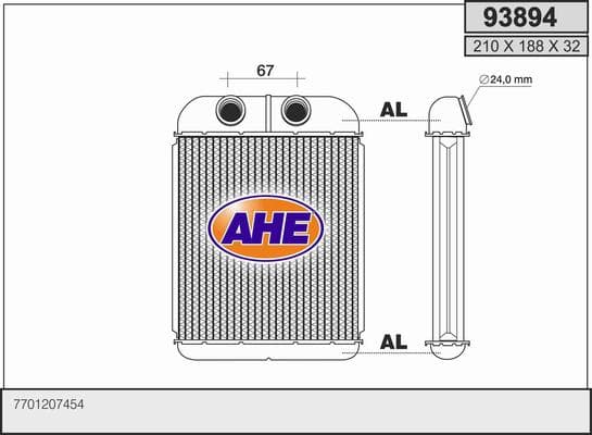 Radiateur de chauffage