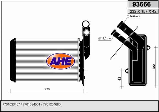 Radiateur de chauffage